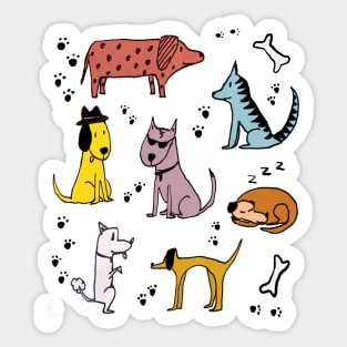Dogs Sticker